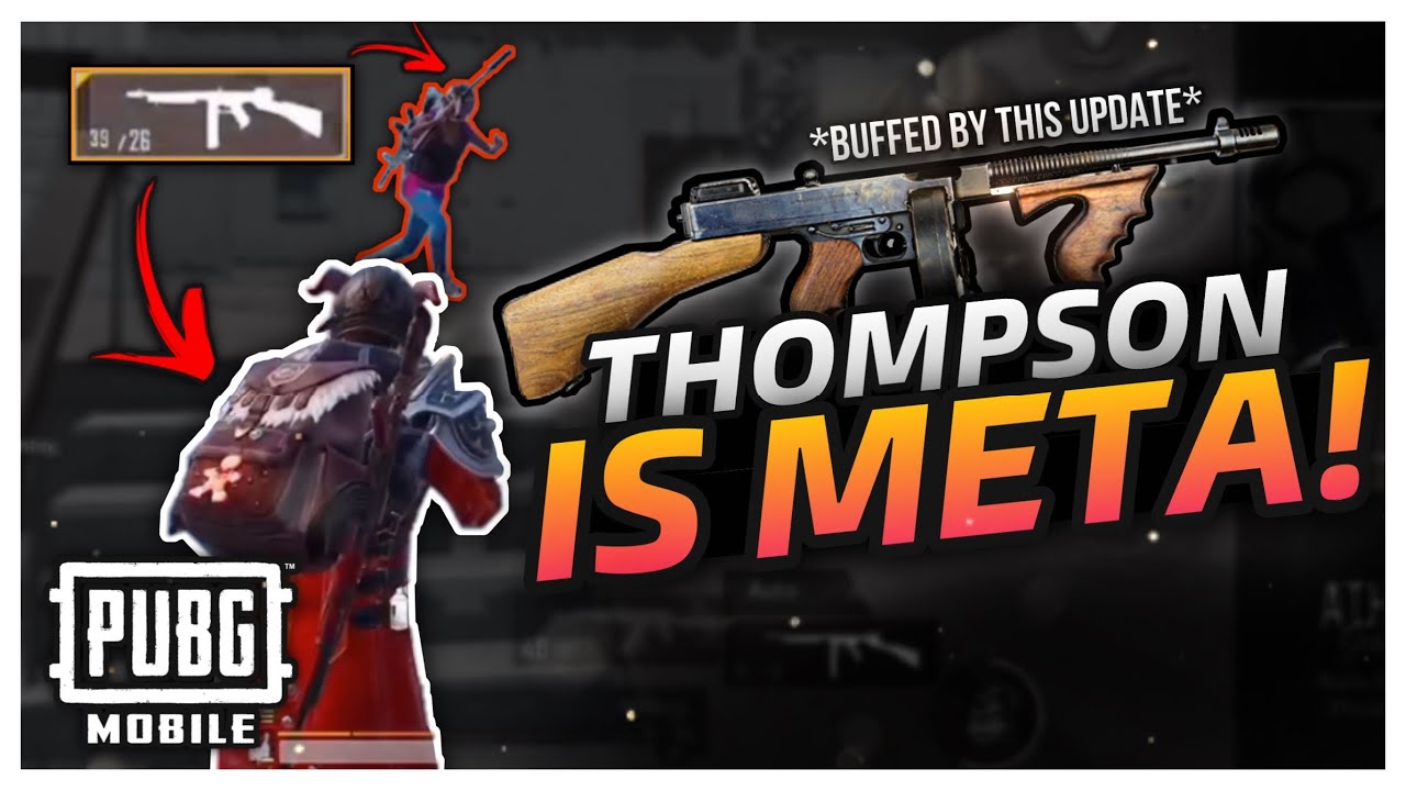 UZI META IS FINISHED... NOW IS TOMPSON META - PUBG MOBILE