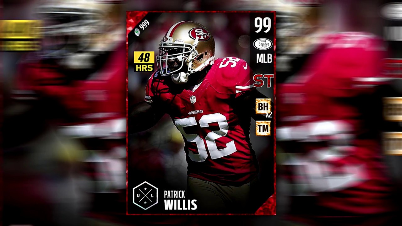 Speed Art - Patrick Willis mut 17 card design