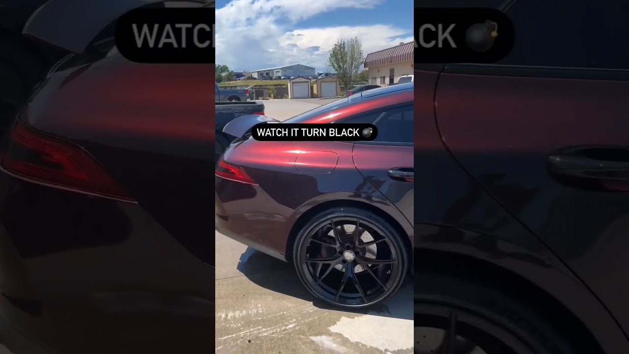 #mercedes Duol tone Black and Red Colour #magic