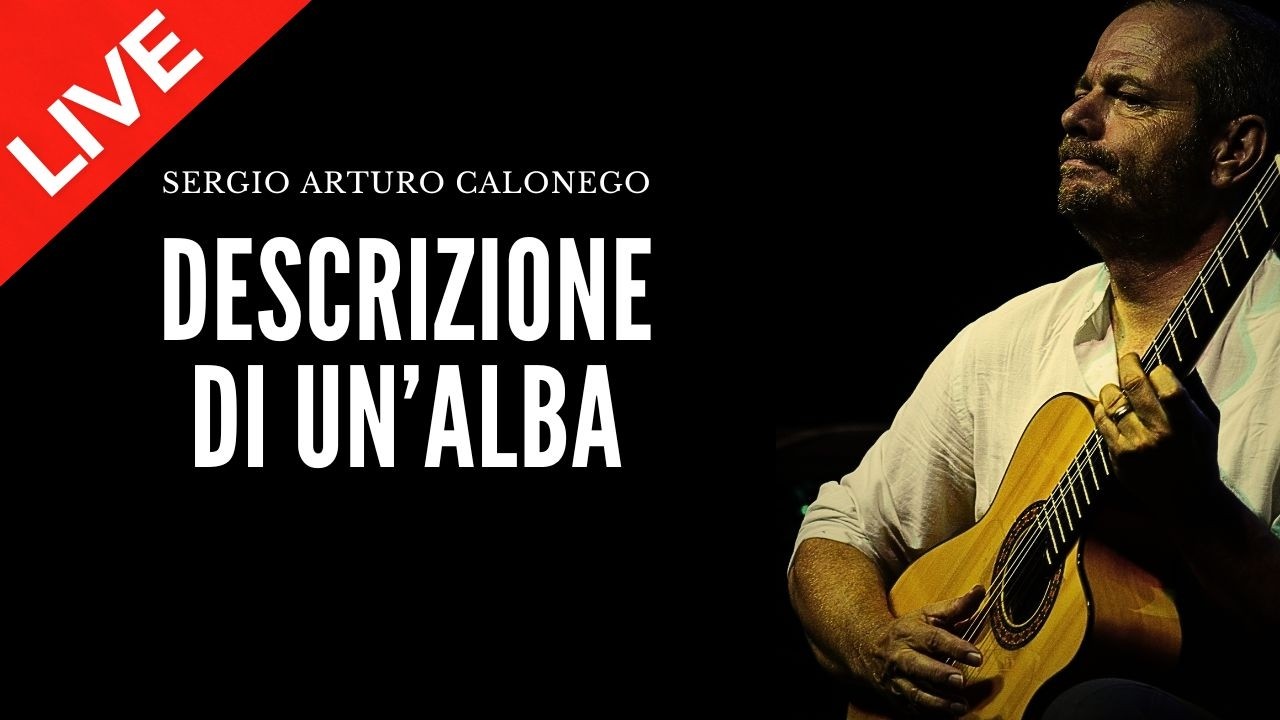 🔵 Descrizione di un'alba ® live a Cornaredo | dadgad nylon guitar #Calonego_LIVE
