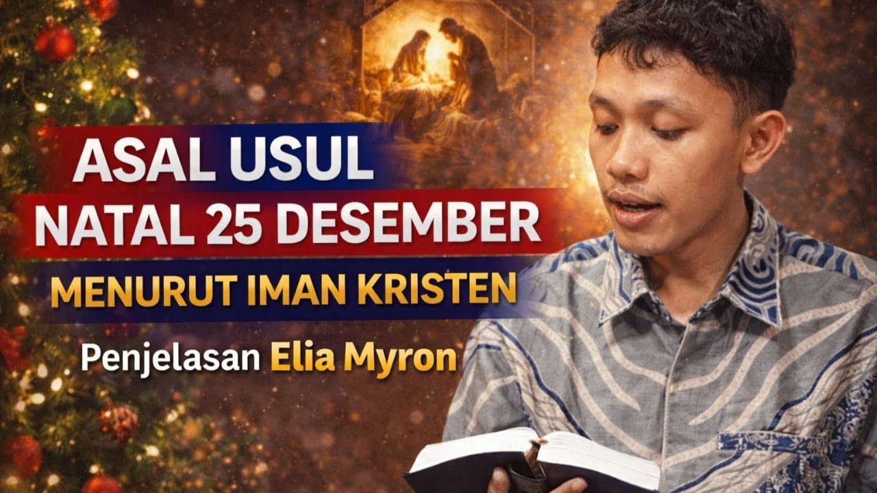 “Asal Usul Natal 25 Desember Menurut Iman Kristen” Elia Myron!