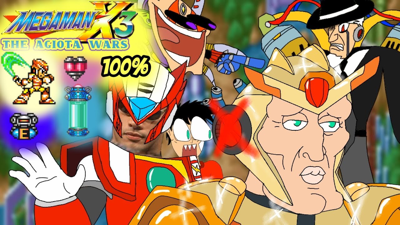 MENINO X CAVALEIRO DE OURO!-MEGAMAN X3(100%) THE AGIOTA WARS