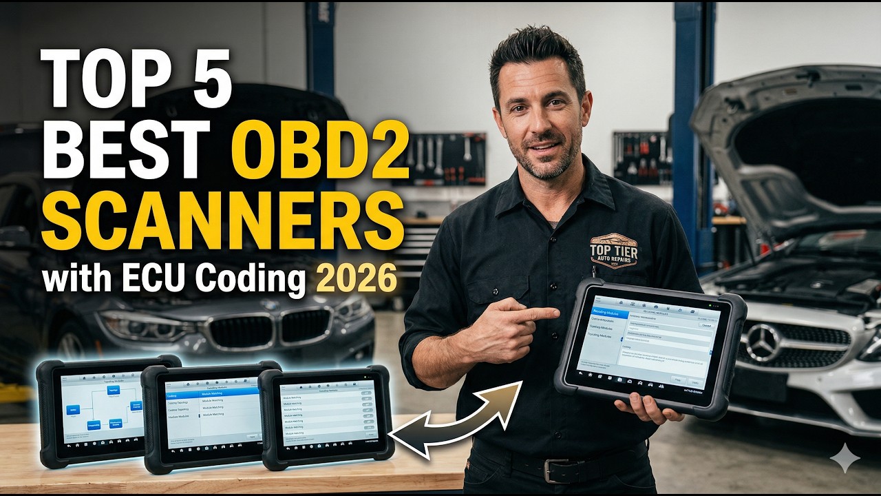 Top 5 Best OBD2 Scanners with ECU Coding 2026 🔥 Full System Diagnostics & Pro Tools