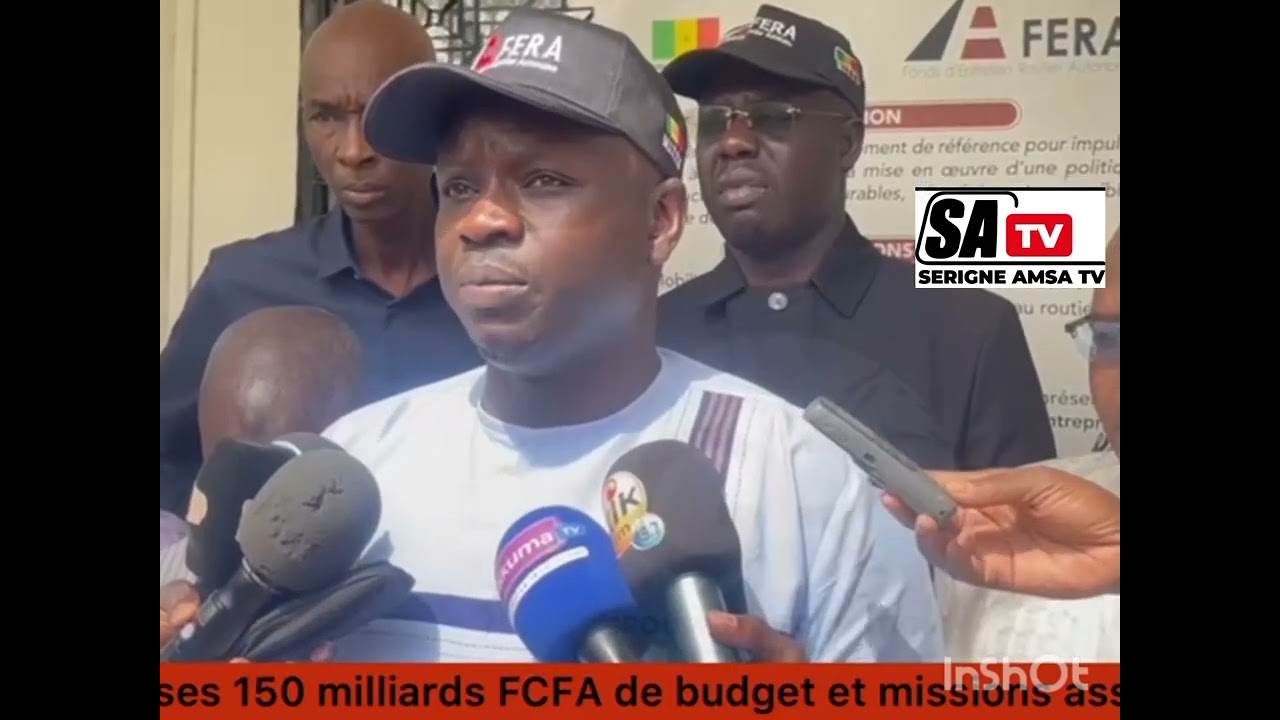 le directeur général de la FERA , pape Ibrahima Faye parle des difficultés de la FERA.