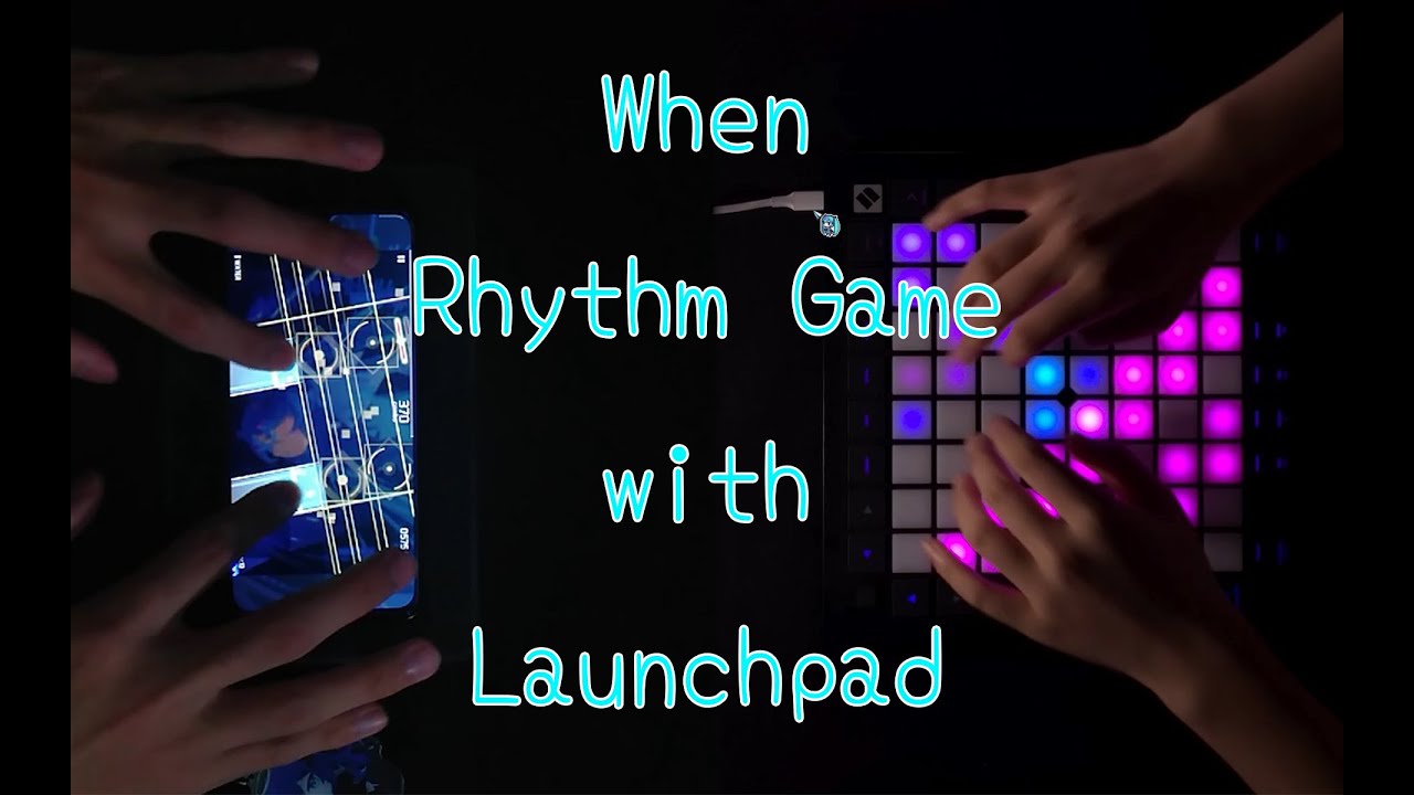 When Rhythm Game with Launchpad | WATER - A-39, 沙包P, 初音ミク