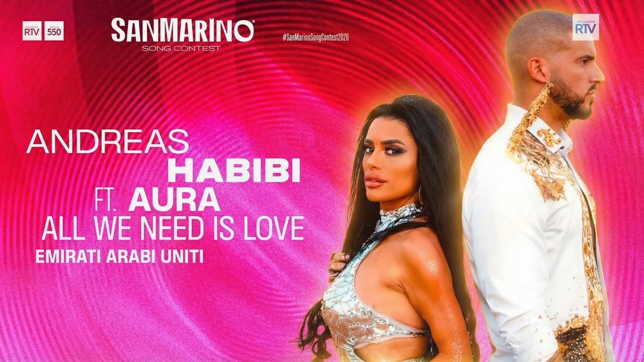 Andreas Habibi X Aura &ndash; All We Need Is Love | San Marino Eurovision 2026 Official Video