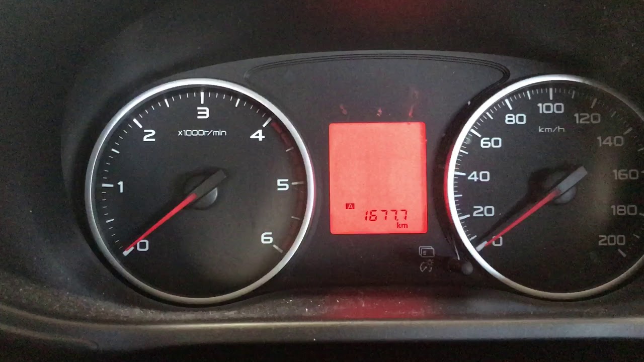 Сброс сервисного индикатора Mitsubishi Triton 2017