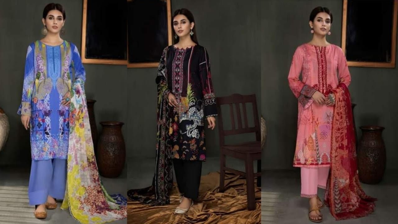 Pakistani Mahajal by Gulljee Vol-07 Embroidery Cotton Three Piece 2022