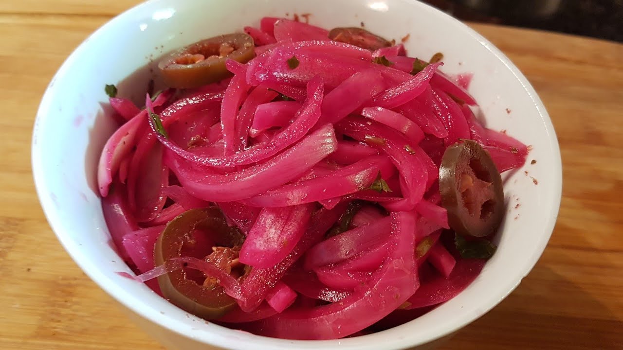 Encurtido de cebolla rojo😋