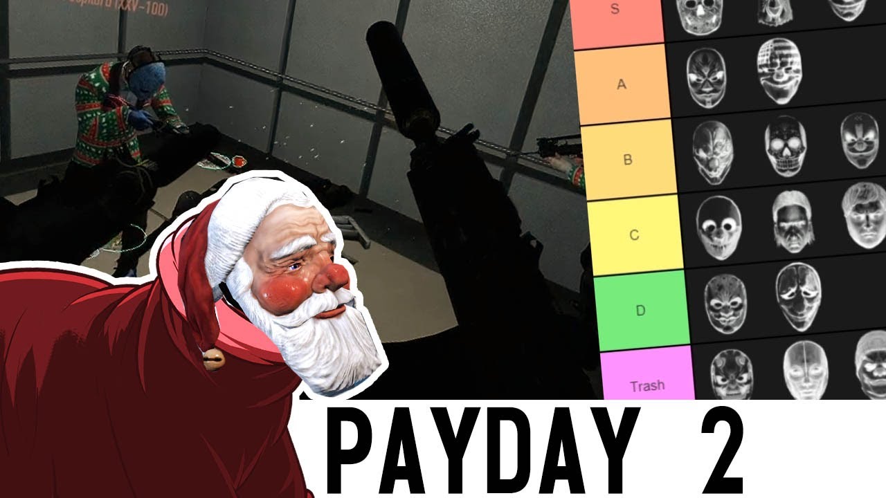 MarioInATopHat: Payday 2 (Xmas Heists, Heister Tier List)