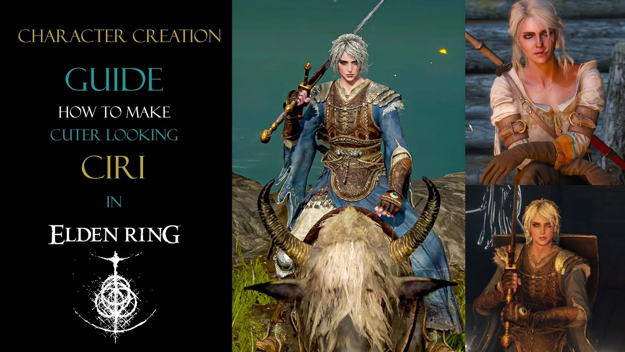 ELDEN RING-MAKE CUTER CIRI-BEAUTIFUL FEMALE CHARACTER CREATION GUIDE-CHARACTER SLIDER