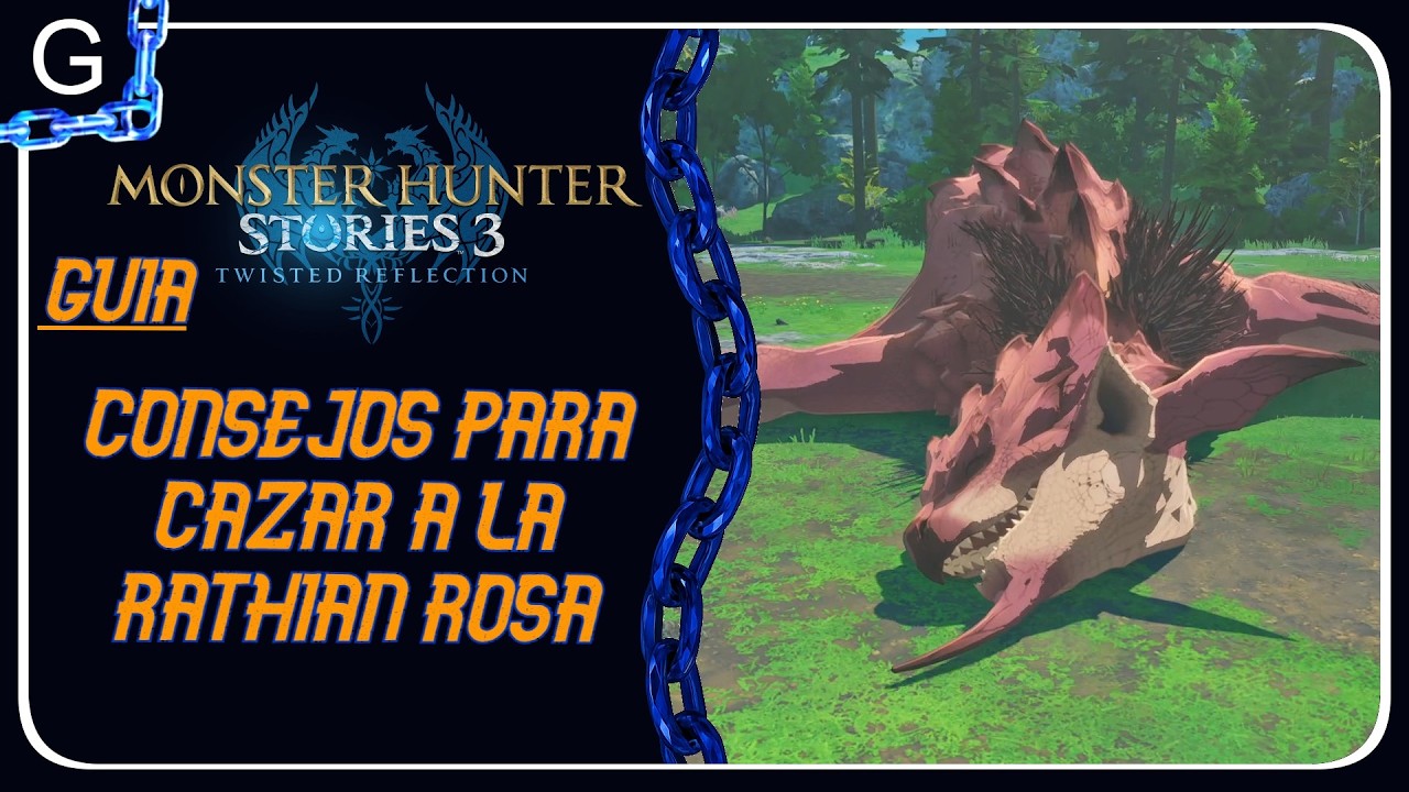 Consejos para CAZAR a la Rathian Rosa | Monster Hunter Stories 3 Español