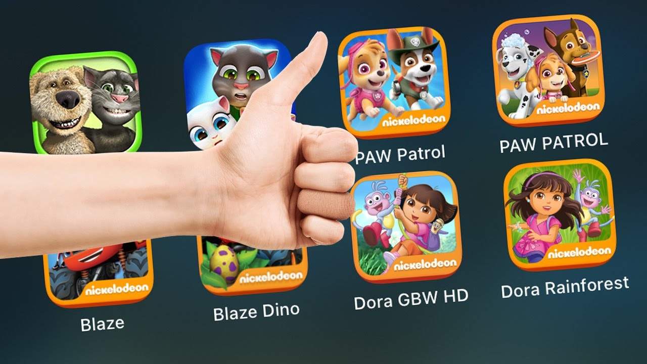 Dora&Friends Back to Rainforest,Great Big World,PAW Patrol Day in Adventure Bay,Talking Tom&Friends