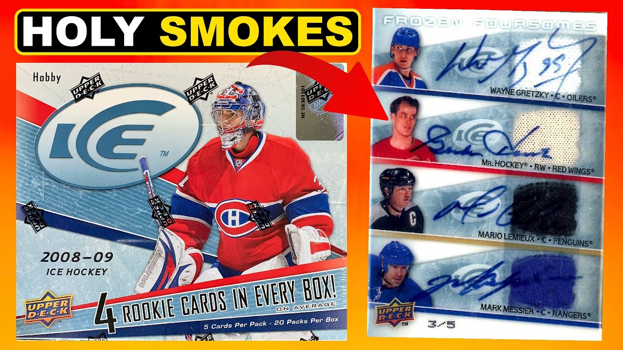 Да, лёд был ОТЛИЧНЫМ продуктом! - Upper Deck Ice Hockey Hobby Box Break 2008-09