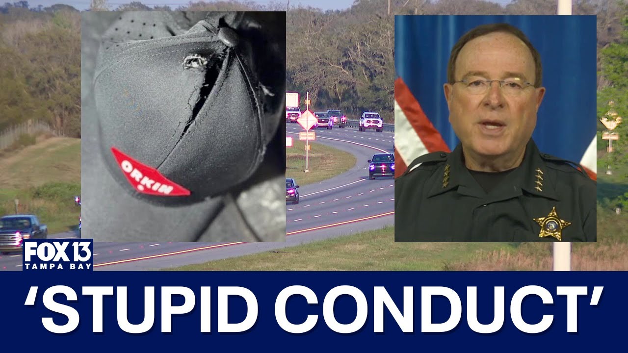 Florida woman grazed by bullet in apparent road rage shooting on I-4, Sheriff Grady Judd reacts