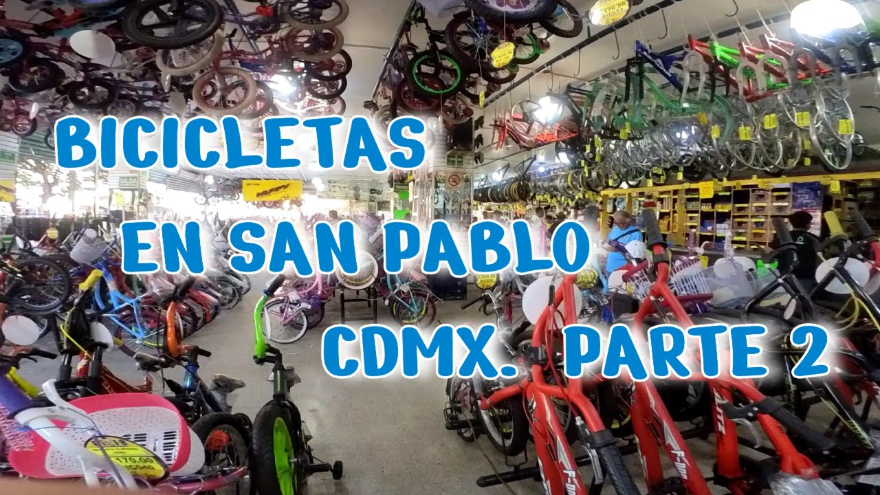 El paraíso de las bicicletas San Pablo CDMX Metro Pino Suárez Metro La Merced México Parte 2