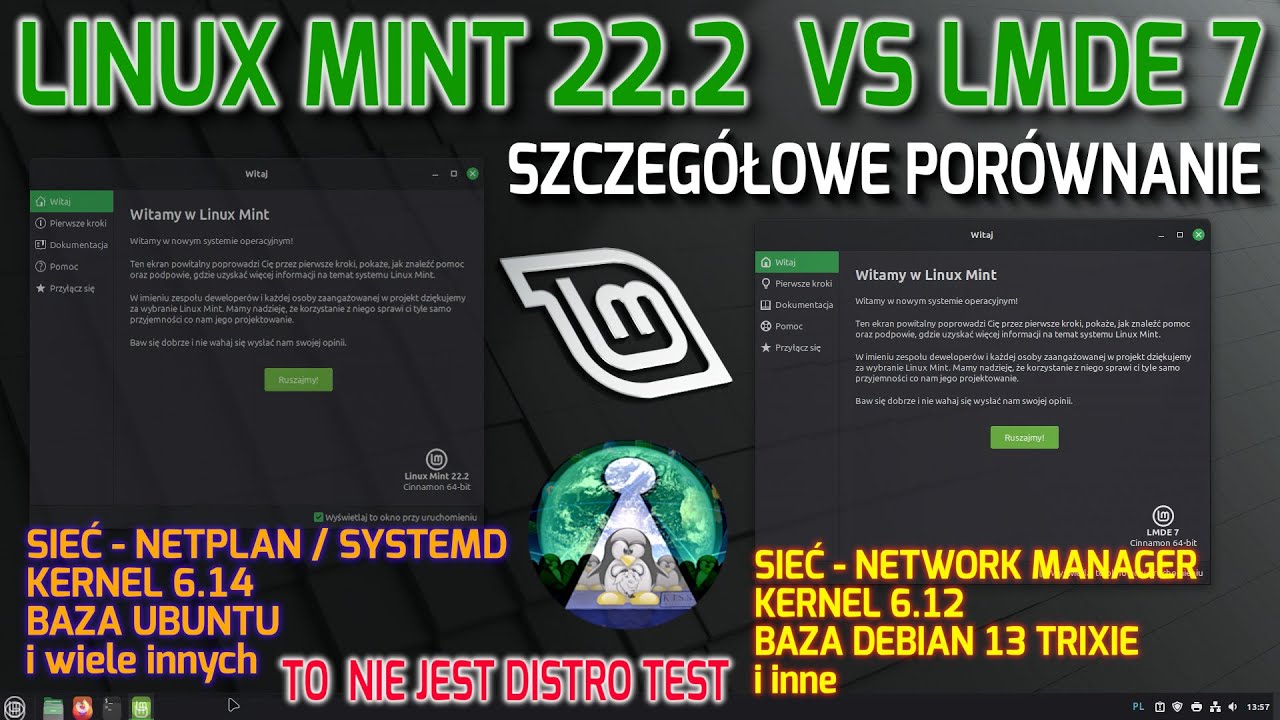 Jedna matka, r&oacute;żni ojcowie Linux Mint 22.2 vs LMDE 7 Szczeg&oacute;ły o jakich mało kto m&oacute;wi Kt&oacute;rzy chcesz?