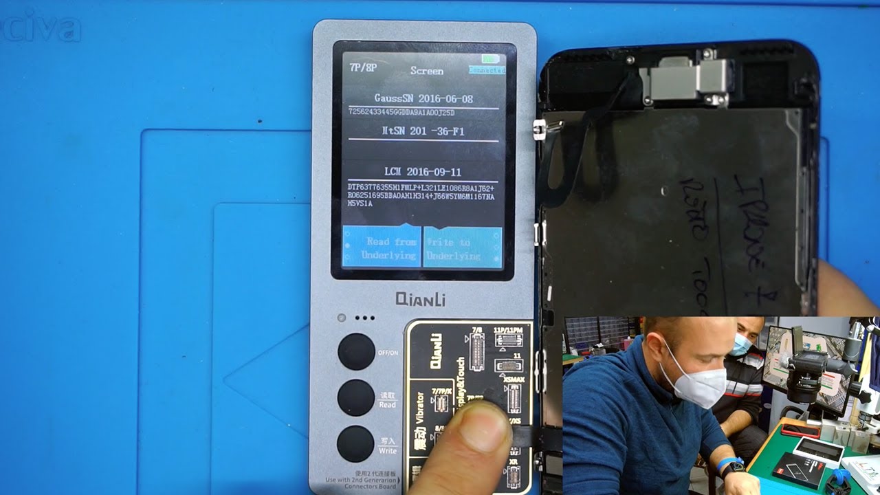 QIANLI ICOPY 2.5 Rimuovere errore batteria e display iPhone con @daniloleone #83