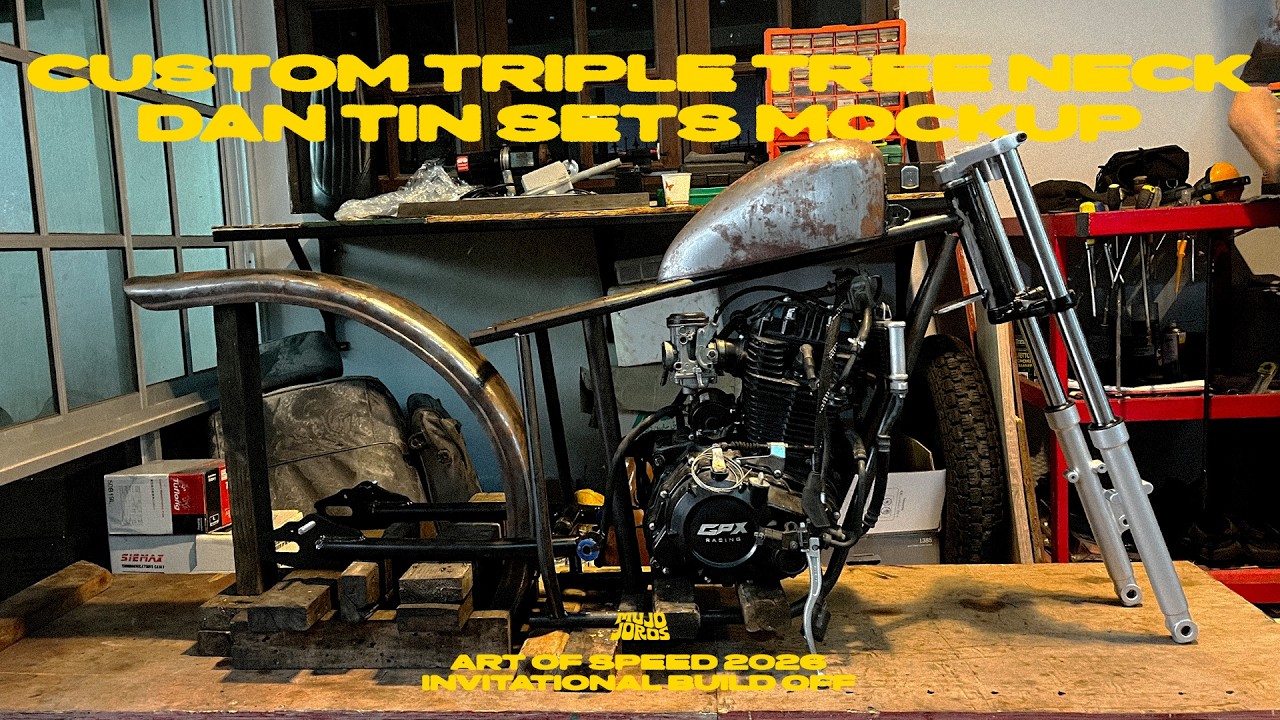 ART OF SPEED 2026 INVITATIONAL BUILD OFF | CUSTOM TRIPLE TREE NECK DAN TIN SETS MOCKUP