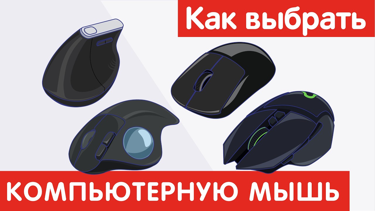 Как выбрать КОМПЬЮТЕРНУЮ МЫШЬ?