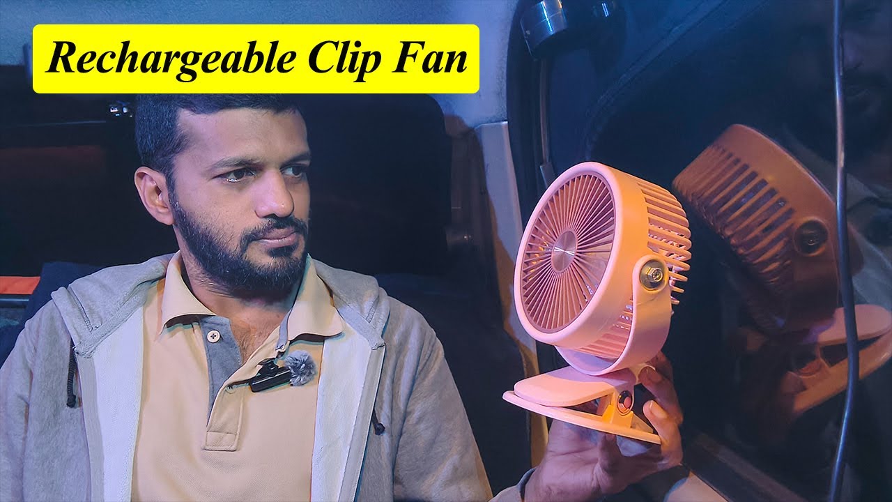 Rechargeable Clip Fan