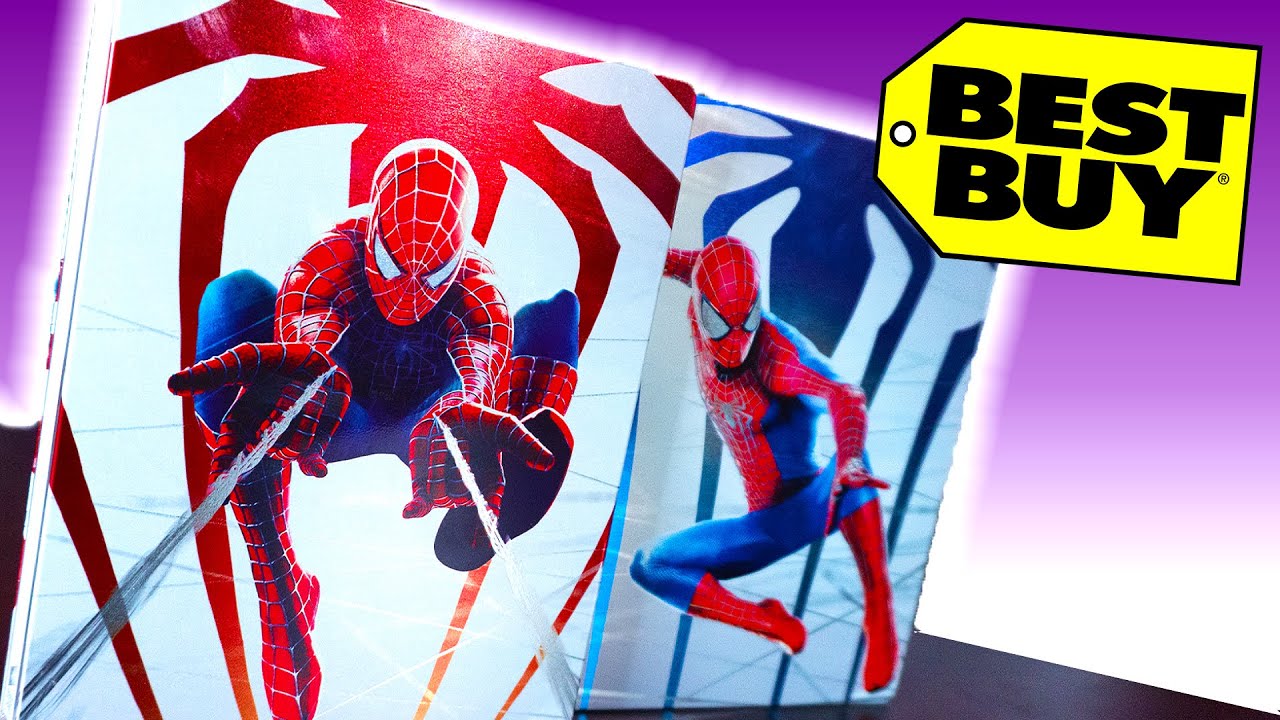 Best Buy had great Exclusive Blu-Ray Steelbooks for Spider-Man - Unboxing/Review