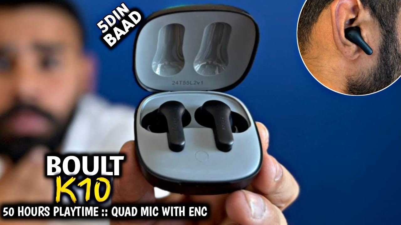 Boult K10 TWS unboxing & review ⚡️50 hours playtime with quad mic ENC⚡️Best TWS under ₹1000