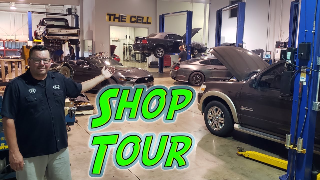 BRENSPEED Shop Tour (Sept 2021) Cobra, GT350, Lightning, F100, S550, and NO LOVE BOOSTED EXPLORER