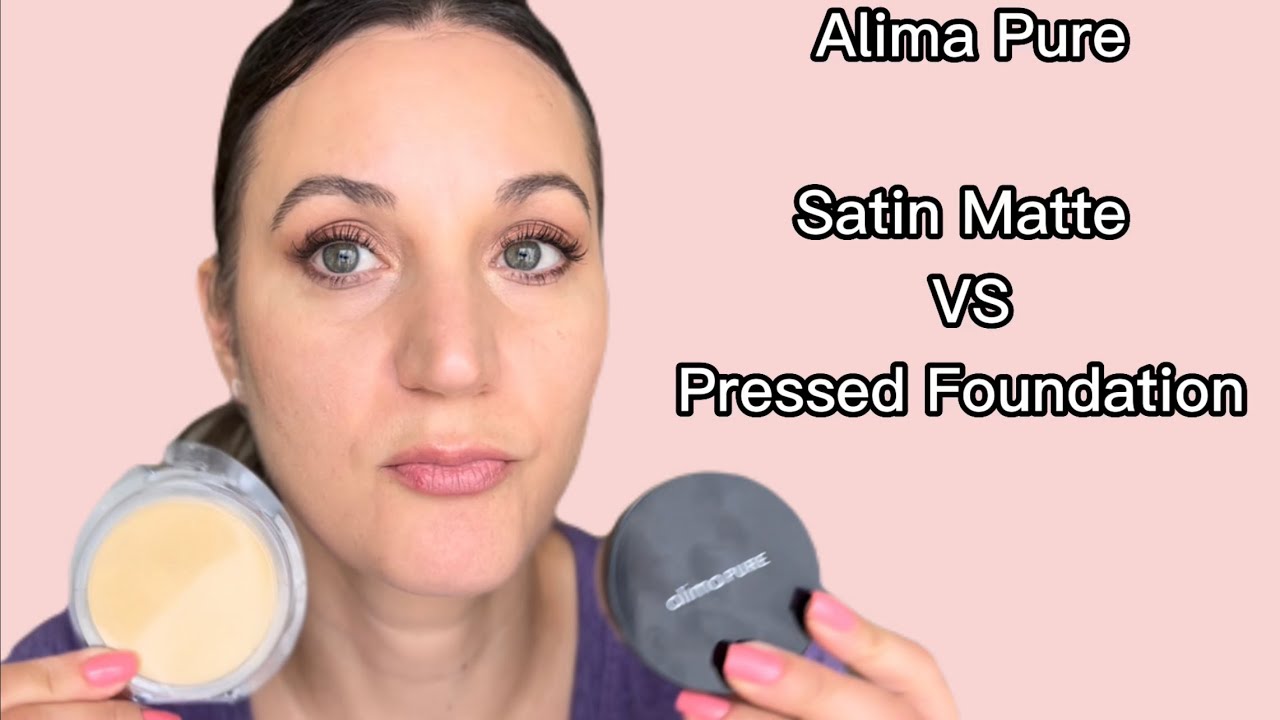 Alima Pure || Pressed VS Loose Foundation || 10.5 Hours Wear Test And Which One Is Better?