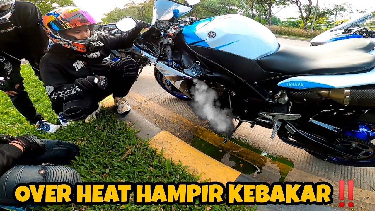 YAMAHA R1 OVER HEAT GARA² NGEBUT SAMA TEAM SEMVACK CUMA GIGI 1‼️