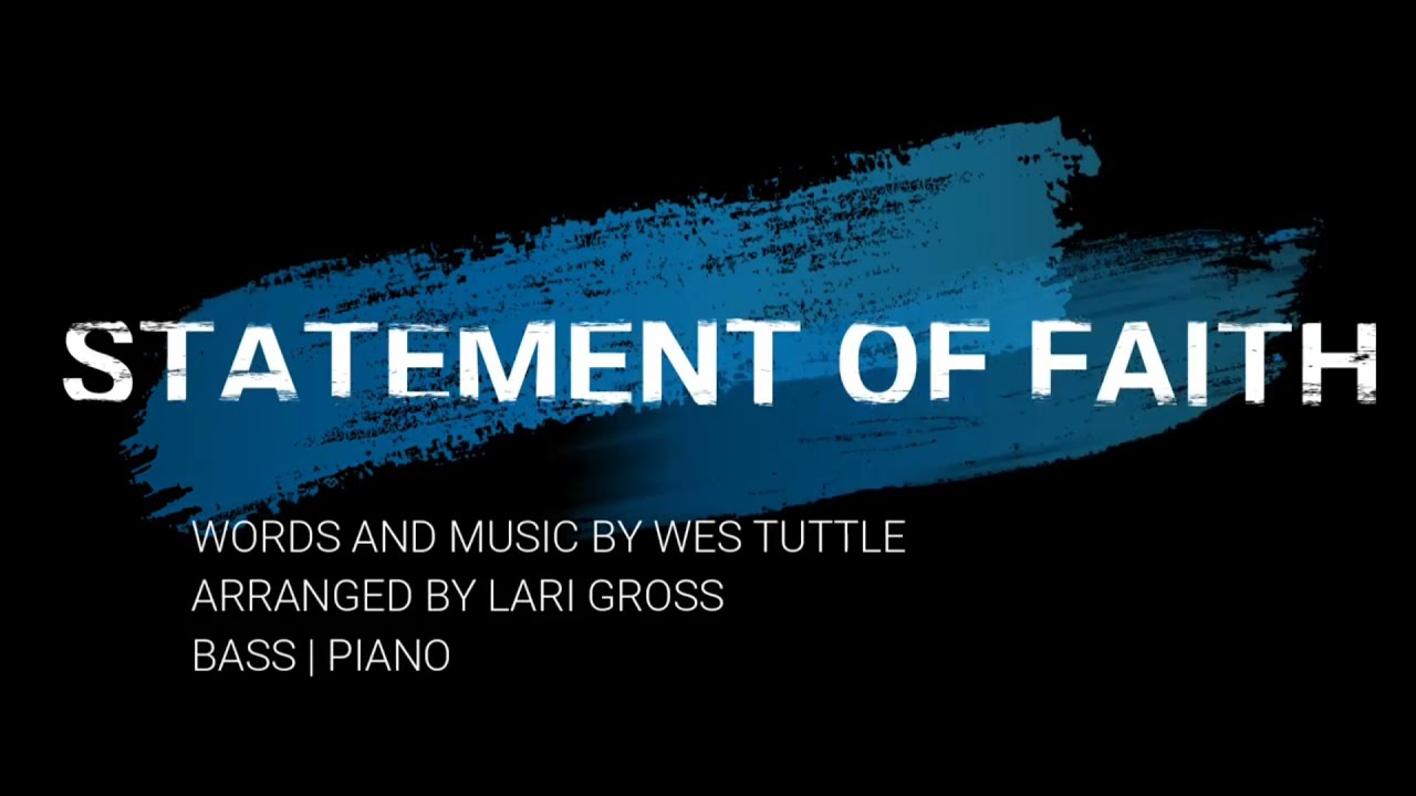 Statement of Faith | Bass | Vocal Guide by Bro. Josh Formeloza