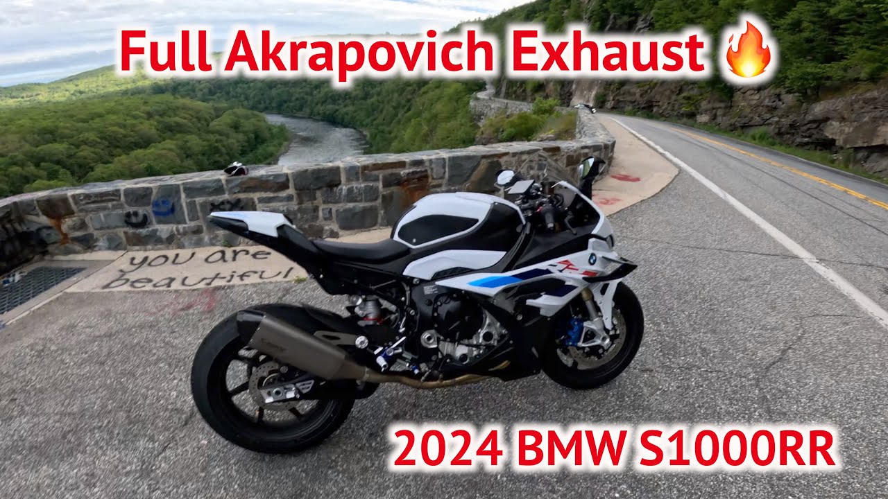 First Ride Full Akrapovich Exhaust BMW S1000RR