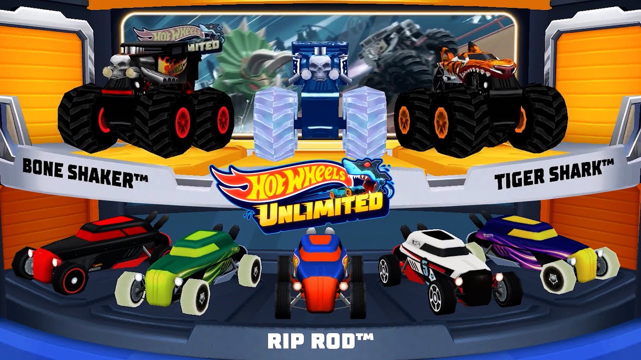 Hot Wheels Unlimited 2: Let’s Race Snow Monster Trucks, Rip Rod new game
