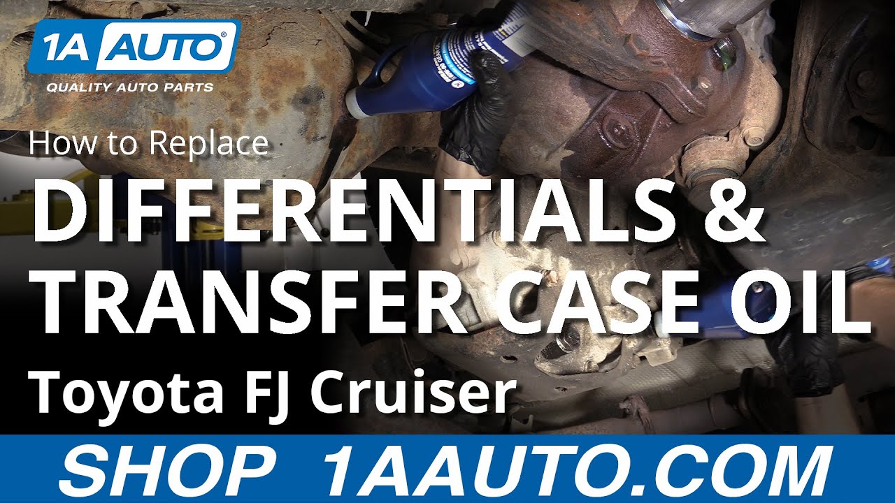 How to Replace Front & Rear Diff & Transfer Case Oils 07-14 Toyota FJ Cruiser