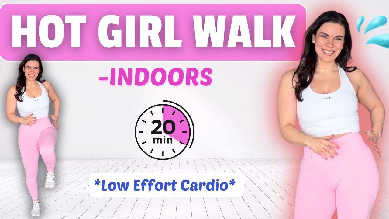 20 Min Walking Workout | Low Impact & Easy Indoor Cardio Exercise (2,300 Steps)