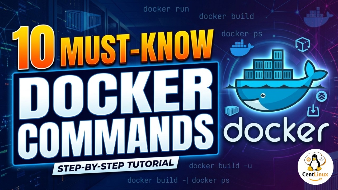 10 Docker Commands EVERY Beginner Should Know!