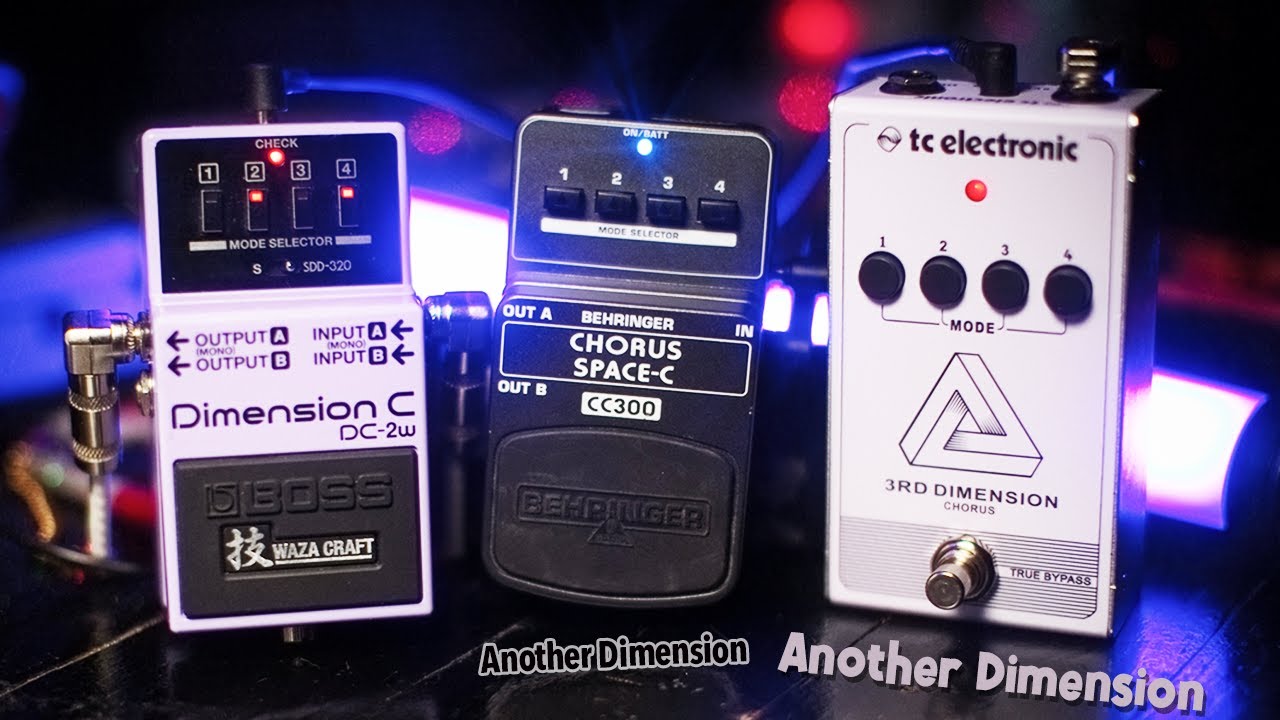 Другое измерение — Behringer CC-300 Space Chorus против TC Electronic 3rd Dimension против DC-2w