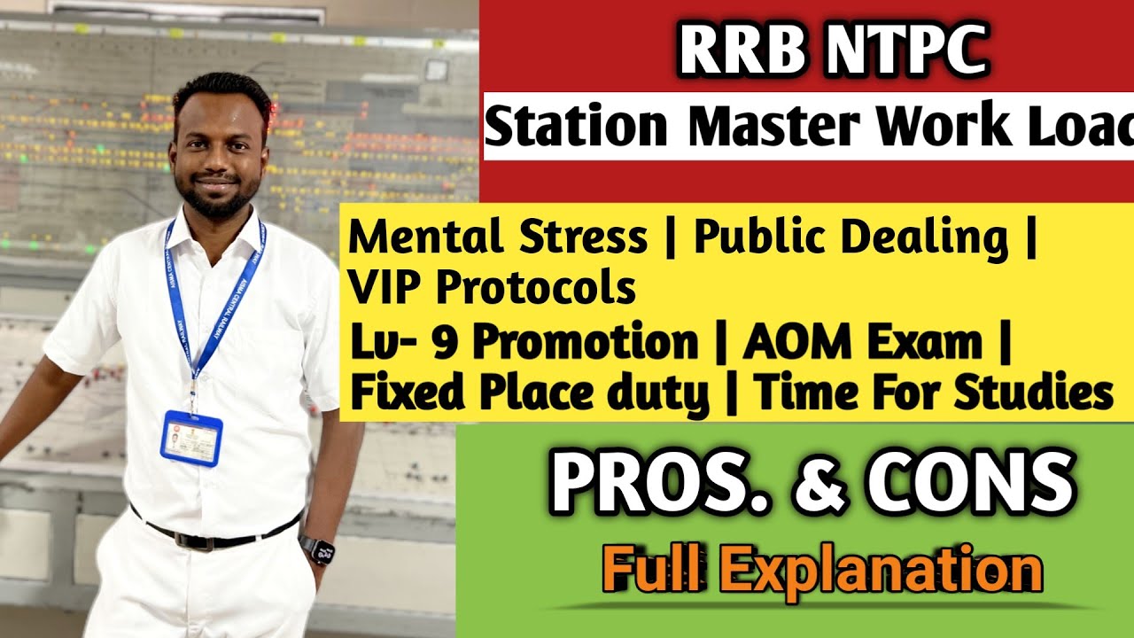 Know this before you join as Station Master #rrb #ntpc