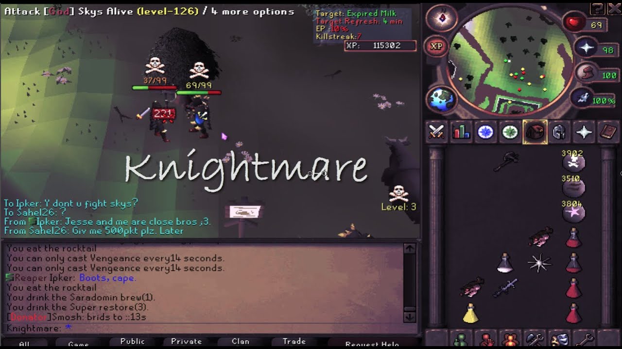 ▶[ArteroPK] Dharoks/Torva PKING - HIGH RISK - ft Take Offs/Venge comboes [Knightmare]