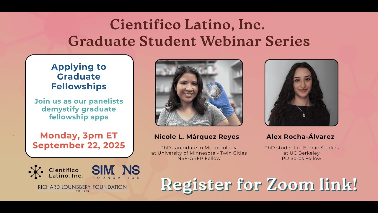 First-Year Graduate Students Program: Applying to Graduate Fellowships