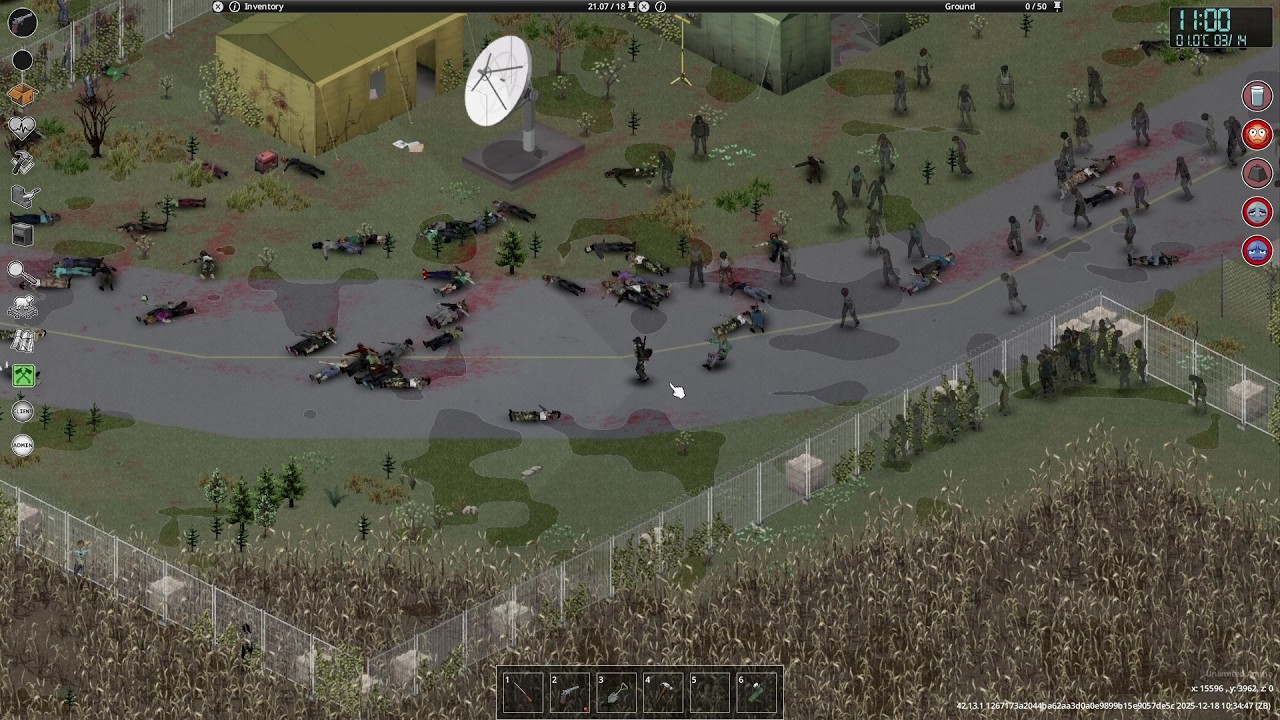Project Zomboid - Day 108 | ค่ายทหารมันอันตราย