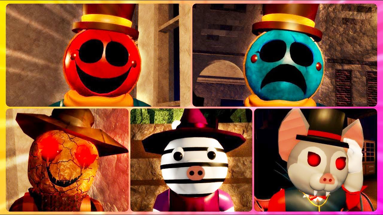 PIGGY DUOCARA RAID ALL JUMPSCARES!!