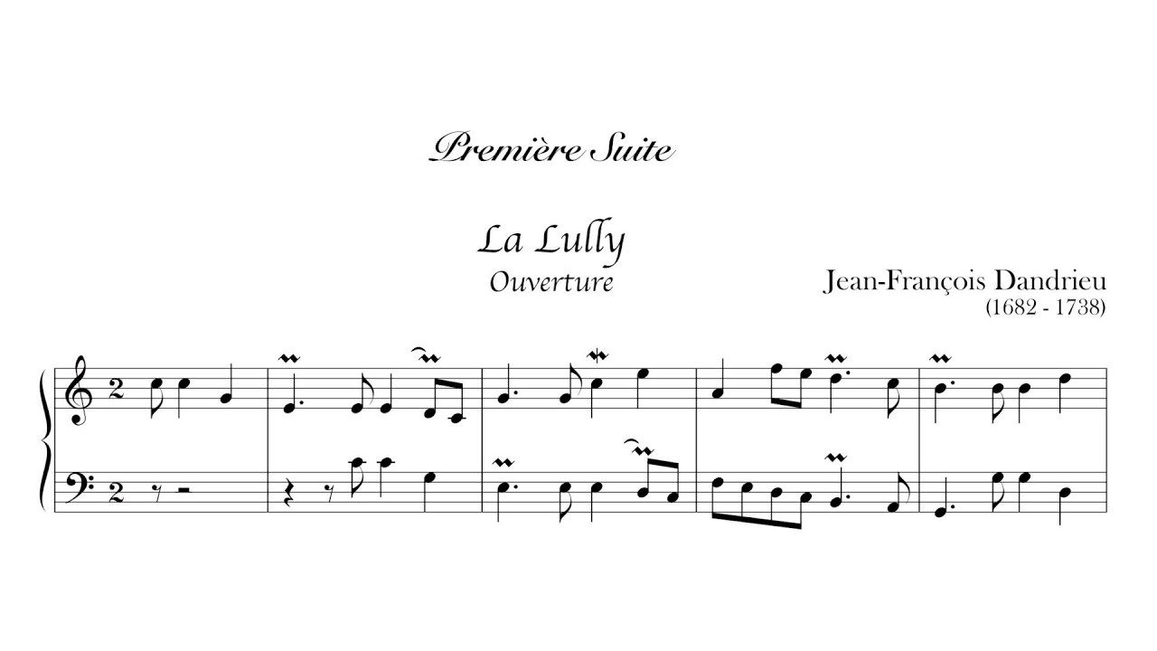 Jean-François Dandrieu – Pièces de clavecin, Livre 2
