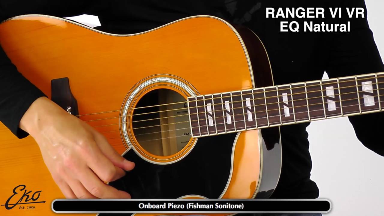 RANGER VI VR EQ Natural Massimo Varini presenta Eko Guitars