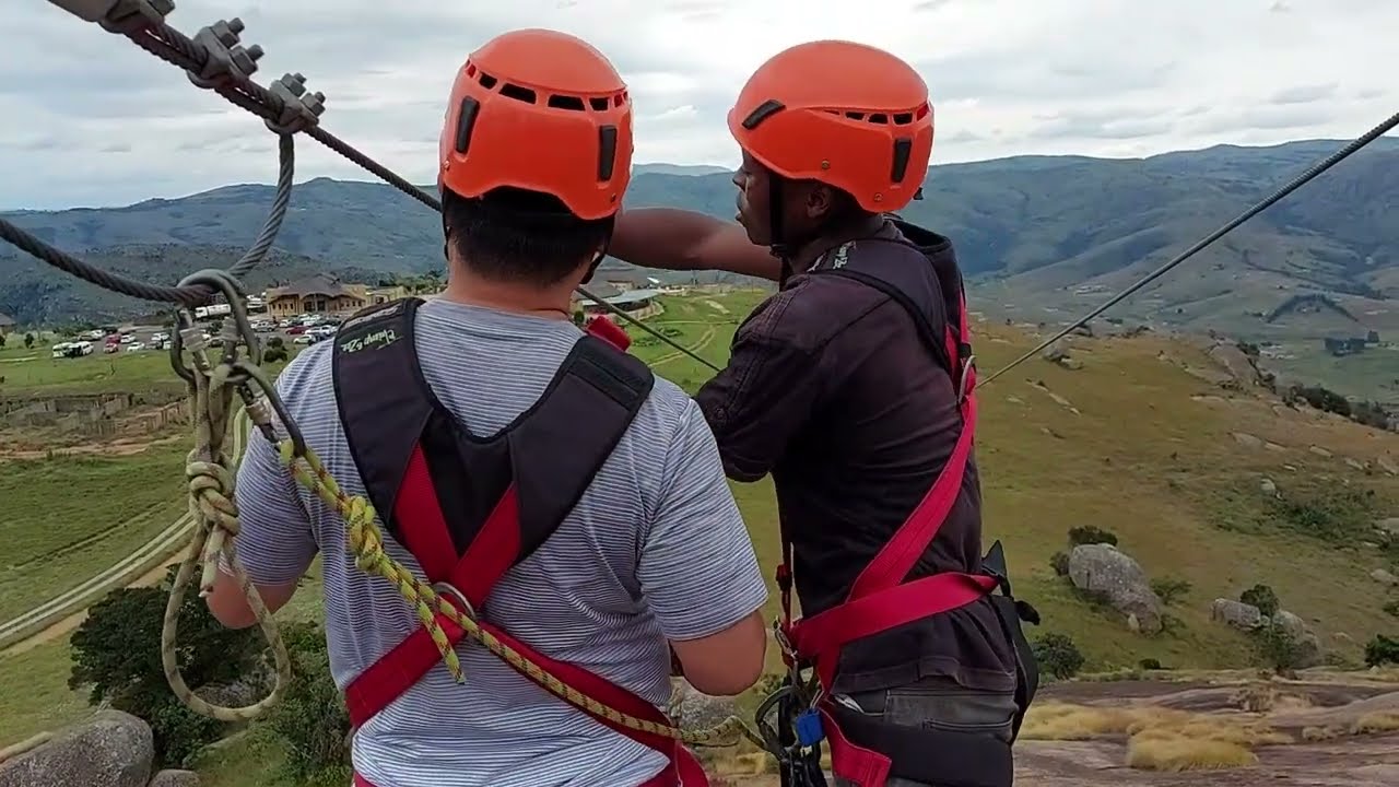 The most amazing zipline adventure at Sibebe Rock Resort in Eswatini