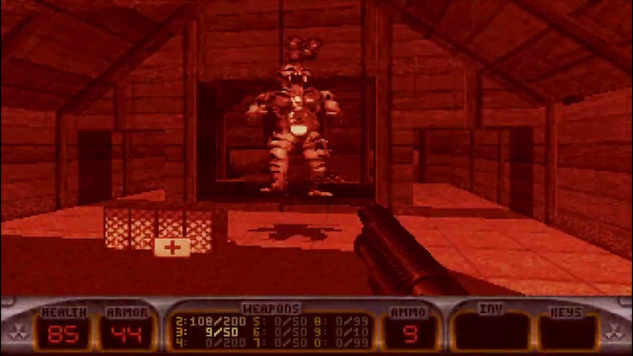 A Doom easter egg in Duke Nukem 3D