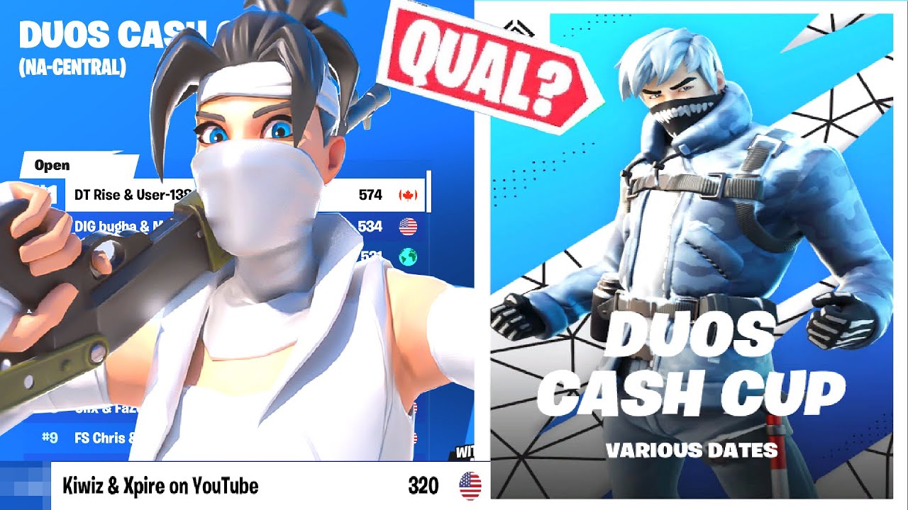 CAN WE QUALIFY TO THE DUO CASH CUP FINALS? (Fortnite Competitive FULL Tournament)