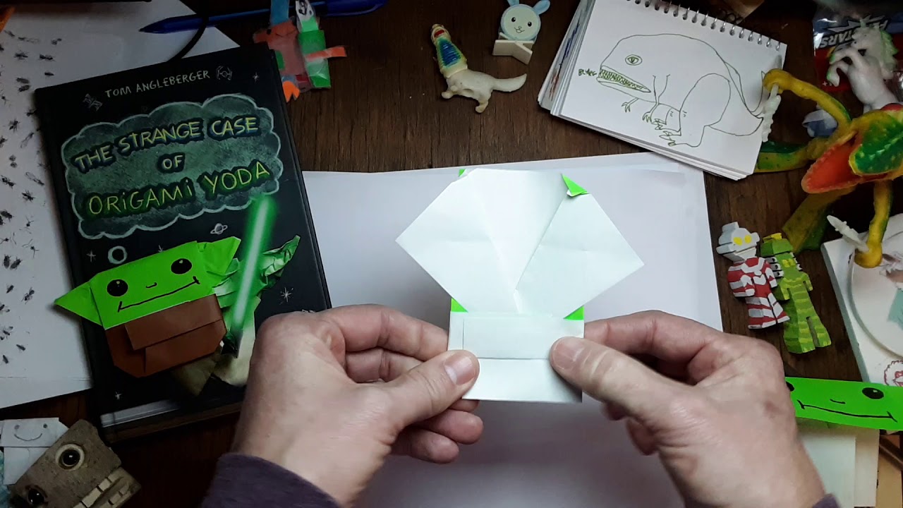 How to Fold Origami Baby Yoda