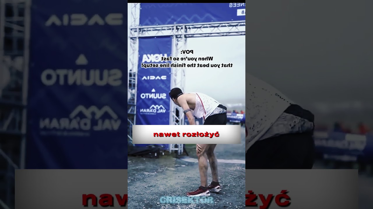 Był tak szybki, że meta nie była gotowa 😳  (@jantorrella)