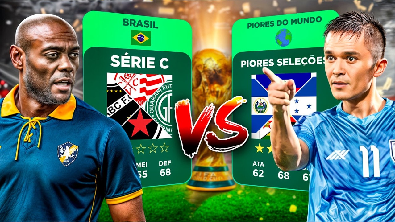 COPA do MUNDO, mas &eacute; S&Eacute;RIE C 🆚 PIORES SELE&Ccedil;&Otilde;ES!
